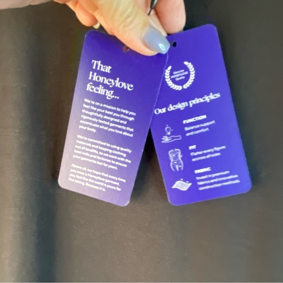 NWT Honeylove BlissWear Black Nightshirt Nightgown Sleep Shirt Ultra Soft SZ S - Picture 11 of 14